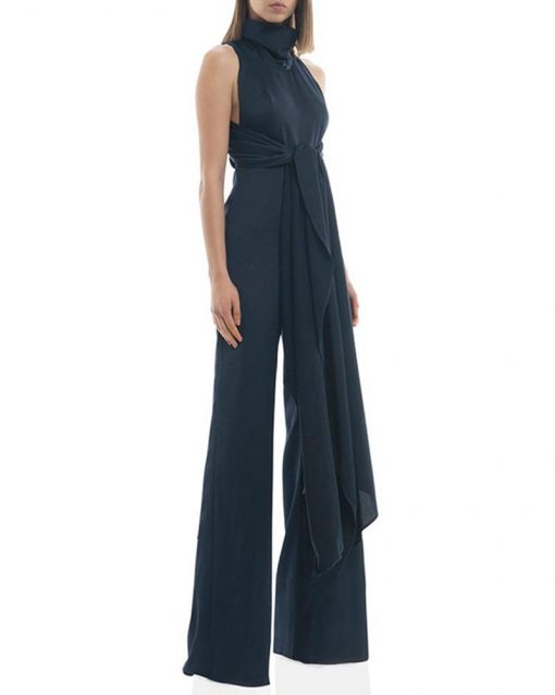 Sexy Backless Sleeveless Solid Color Jumpsuit – debulp