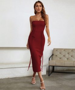 Tube top long skirt rope collection – debulp