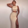 Woman outfits Topped legs two piece suit