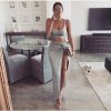 Woman outfits Sling tube top two piece suit