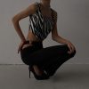 DEBULP Trendy outfits Straight wide  leg micro  flared pants